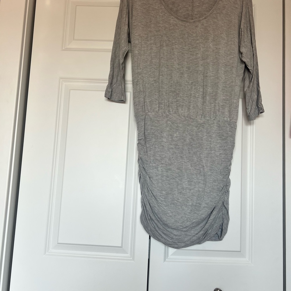 VENUS Heather Gray Scoop Neck Top